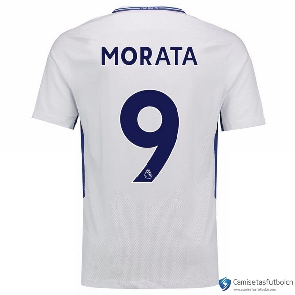 Camiseta Chelsea Segunda equipo Morata 2017-18